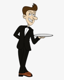 Waiter Png Free Download - Png Waiter Cartoon Png, Transparent Png, Free Download