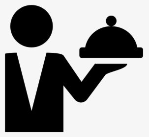 Icon Free Download Png And Vector This - Waiter Icon Png, Transparent Png, Free Download