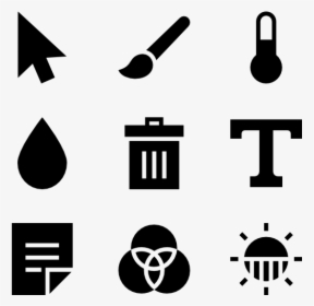 Essential Set - Editing Tools Icon Png, Transparent Png, Free Download