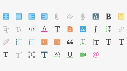 Text Editor Icons, HD Png Download, Free Download