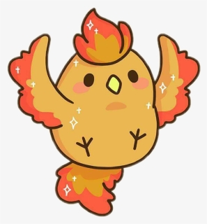 #jenniillustrations #kawaii #pokemon #pokémon #moltres - Kawaii Phoenix, HD Png Download, Free Download