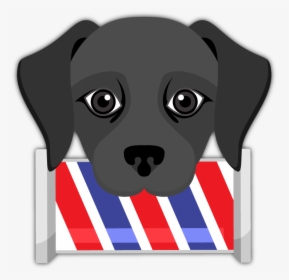 Transparent Haircut Emoji Png - Black Dog Emoji, Png Download, Free Download