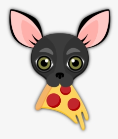 Black Chihuahua Emoji Stickers For Imessage Are You - Animated Black Tan Chihuahua, HD Png Download, Free Download