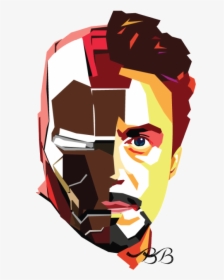 Tony Stark Iron Man Art, HD Png Download, Free Download