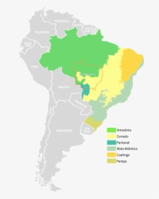 Mato Grosso, Brazil, South America - Brazil South America Map Png, Transparent Png, Free Download