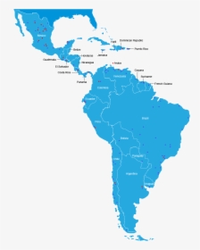 Map Of South America, Laptop Background - Latin America Svg, HD Png Download, Free Download