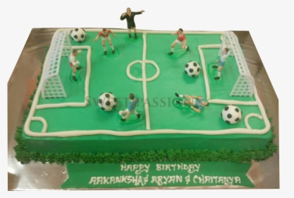 Football Field Cake - Football Theme Cake Design, HD Png Download, Free Download