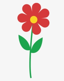 Clip Stem,wildflower - Single Flower Clipart, HD Png Download, Free Download