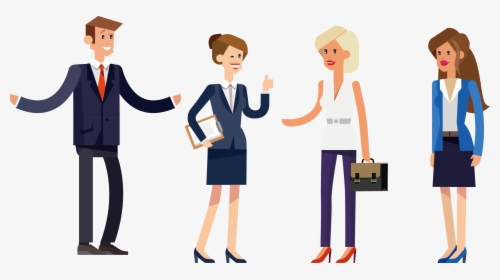 Flat Business People Png Download - Free Flat Business People, Transparent Png, Free Download