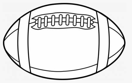 Luxury Outline Of A Football Field Clipart Black And - Black And White American Football, HD Png Download, Free Download