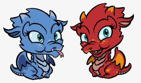Cute Dragons Chibi Kids Clipart Png - Baby Dragon Clipart Free, Transparent Png, Free Download