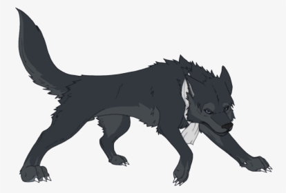 Wolf Cartoon Png - Cartoon Black Wolf Png, Transparent Png, Free Download