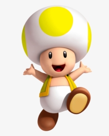 Yellow Toad Super Mario, HD Png Download, Free Download