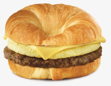 Sausage, Egg & Cheese Croissant - Hot & Ready Sausage Egg & Cheese, HD Png Download, Free Download