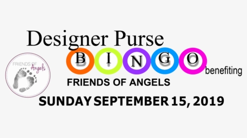 Friendsofangels Designer Purse Bingo 2019 Logo - Graphic Design, HD Png Download, Free Download