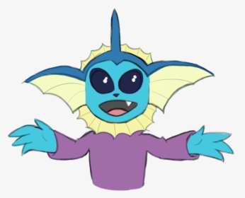 Vaporeon Hugs - Cartoon, HD Png Download, Free Download