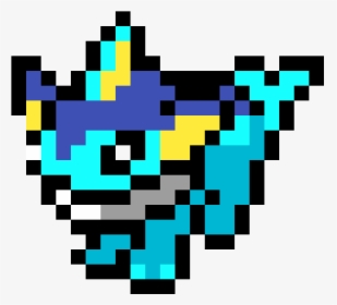 Vaporeon Pixel, HD Png Download - kindpng