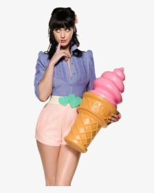 Katy Perry With Ice Cream Png Image - Katy Perry Tour Poster, Transparent Png, Free Download