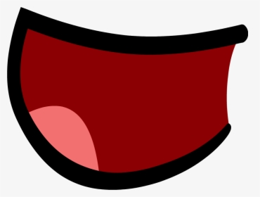Open Mouth Going Into O Mouth Happy - Bfdi Open Mouth, HD Png Download, Free Download