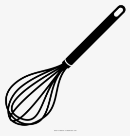 Whisk Coloring Book Drawing Fork Kitchen Utensil, HD Png Download, Free Download