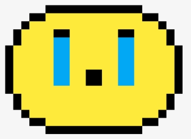 Transparent Cry Emoji Png - Simple Pixel Art Pac Man, Png Download, Free Download