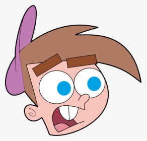 Timmy Turner"s Head Mouth Open By Jtgp-chromrea - Timmy Turner Without Buck Teeth, HD Png Download, Free Download