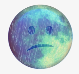 #sad #depressed #depression #face #blue #cry #emoji - Depressed Emoji, HD Png Download, Free Download