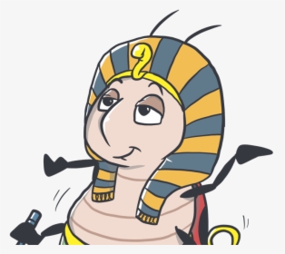 Pharaoh Bug Happy Dance Egipt Illustration Cartoon - Cartoon, HD Png Download, Free Download