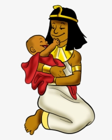Pharaoh"s Daughter With Baby Moses - Baby Moses Pharaoh's Daughter, HD Png Download, Free Download