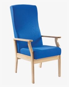Blue Wooden Chair Transparent Image Furniture Image - Transparent Background Chair Transparent, HD Png Download, Free Download