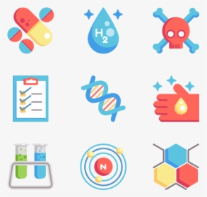 Chemistry Icon Set Png, Transparent Png, Free Download