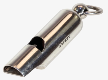 Vintage Asprey Sterling Silver Police Whistle Pendant - Keychain, HD Png Download, Free Download