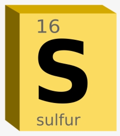 Sulfur Block- Chemistry - Sulfur Clipart, HD Png Download, Free Download