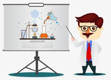 Chemistry Cartoon Teacher Free Download Image Clipart - Chemistry Teacher Cartoon, HD Png Download, Free Download