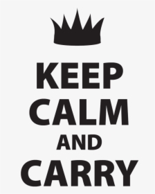 Keep Calm And Carry Decal - Tiara, HD Png Download, Free Download