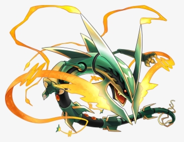 Legendary Pokemon Mega Rayquaza, HD Png Download, Free Download