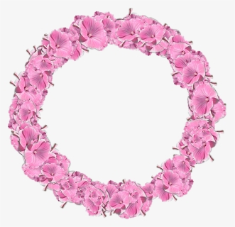 Flowers, Circle, Decor, Graphics, Frame Round - Circle Flower Frame Png, Transparent Png, Free Download
