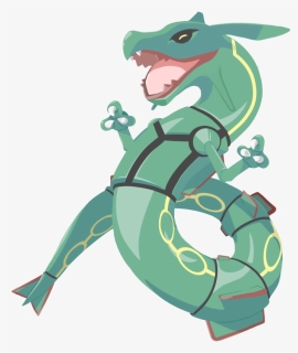 Pokemon Rayquaza Sticker , Png Download - Rayquaza Smile, Transparent Png, Free Download