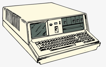 Computer, Old, Portable, Hardware, Keyboard - Old Computers Clipart, HD Png Download, Free Download