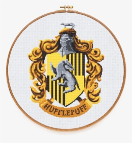 Hufflepuff Crest Cross Stitch Kit By Stitchering , - Harry Potter Hufflepuff Png, Transparent Png, Free Download