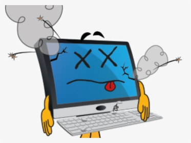 Pc Clipart Old Computer - Computer Cartoon, HD Png Download, Free Download