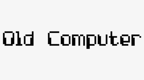 Old Computer - Old Computer Fonts, HD Png Download, Free Download