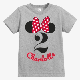 Camisetas Personalizadas Minnie 3 Años, HD Png Download, Free Download