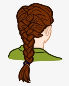 French Braid Png - Braid Clipart, Transparent Png, Free Download
