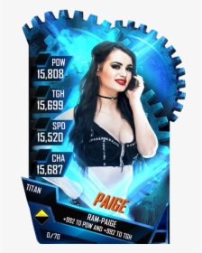 Paige S4 18 Titan Fusion - Wwe Supercard Paige Fusion, HD Png Download, Free Download