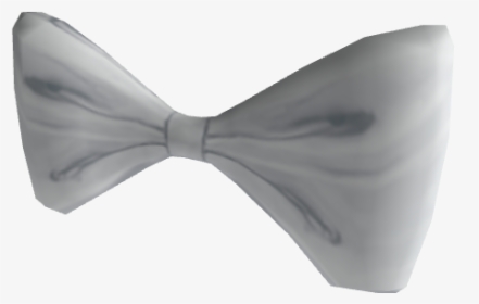 Fancy White Bow Tie - Satin, HD Png Download, Free Download