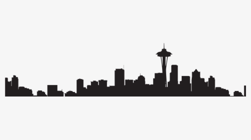 Transparent Seattle Skyline Silhouette - Seattle Skyline Silhouette Transparent, HD Png Download, Free Download