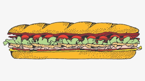 Free To Use Public Domain Sanwich Clip Art - Sub Sandwich Clip Art, HD Png Download, Free Download