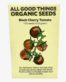Black Cherry Tomato - Book, HD Png Download, Free Download