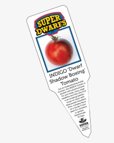 Indigo Dwarf Shadowboxing Tomato Label , Png Download - Plum Tomato, Transparent Png, Free Download